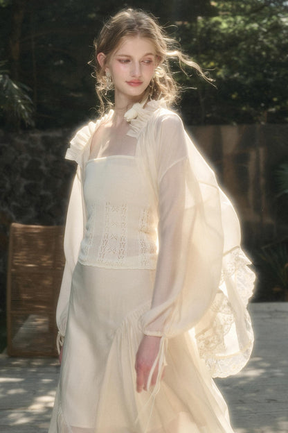 Galaxy Lace Shirt Jacket