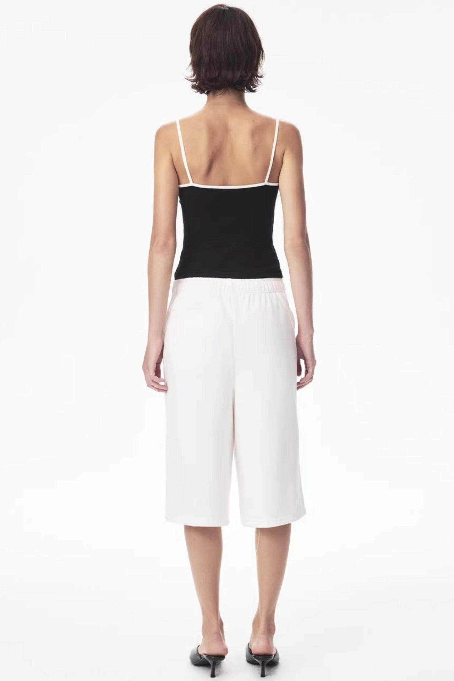 Two-Color Drawstring Sweatpants