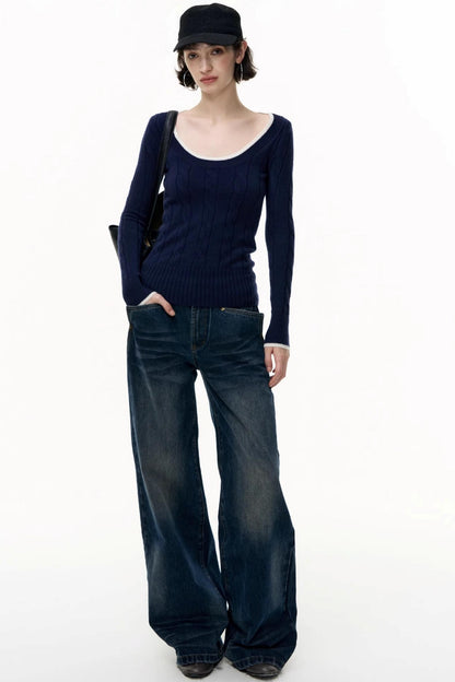 Salt Wool Crew Neck Sweater