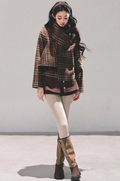 Black Autumn A-Line Shorts