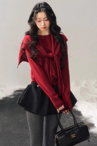 American College Sweater Set