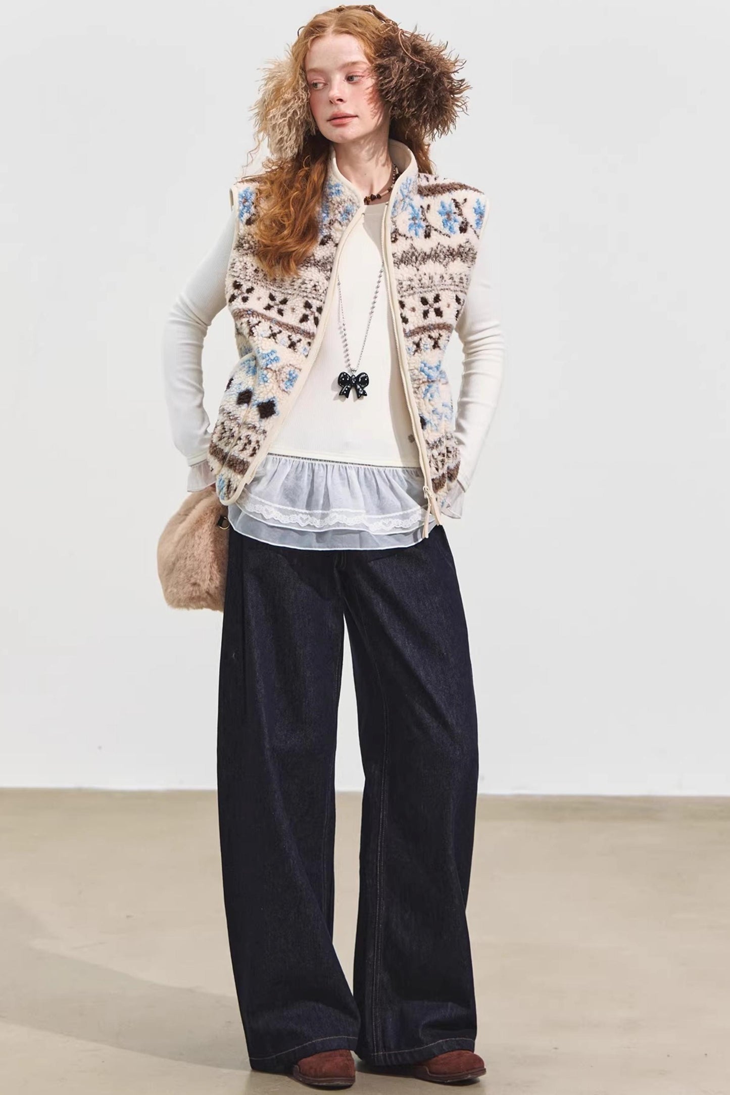 Polar Fleece Jacquard Jacket Set-Up