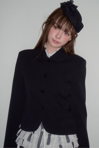 Japanese Girl Pleated Jacket Set-Up