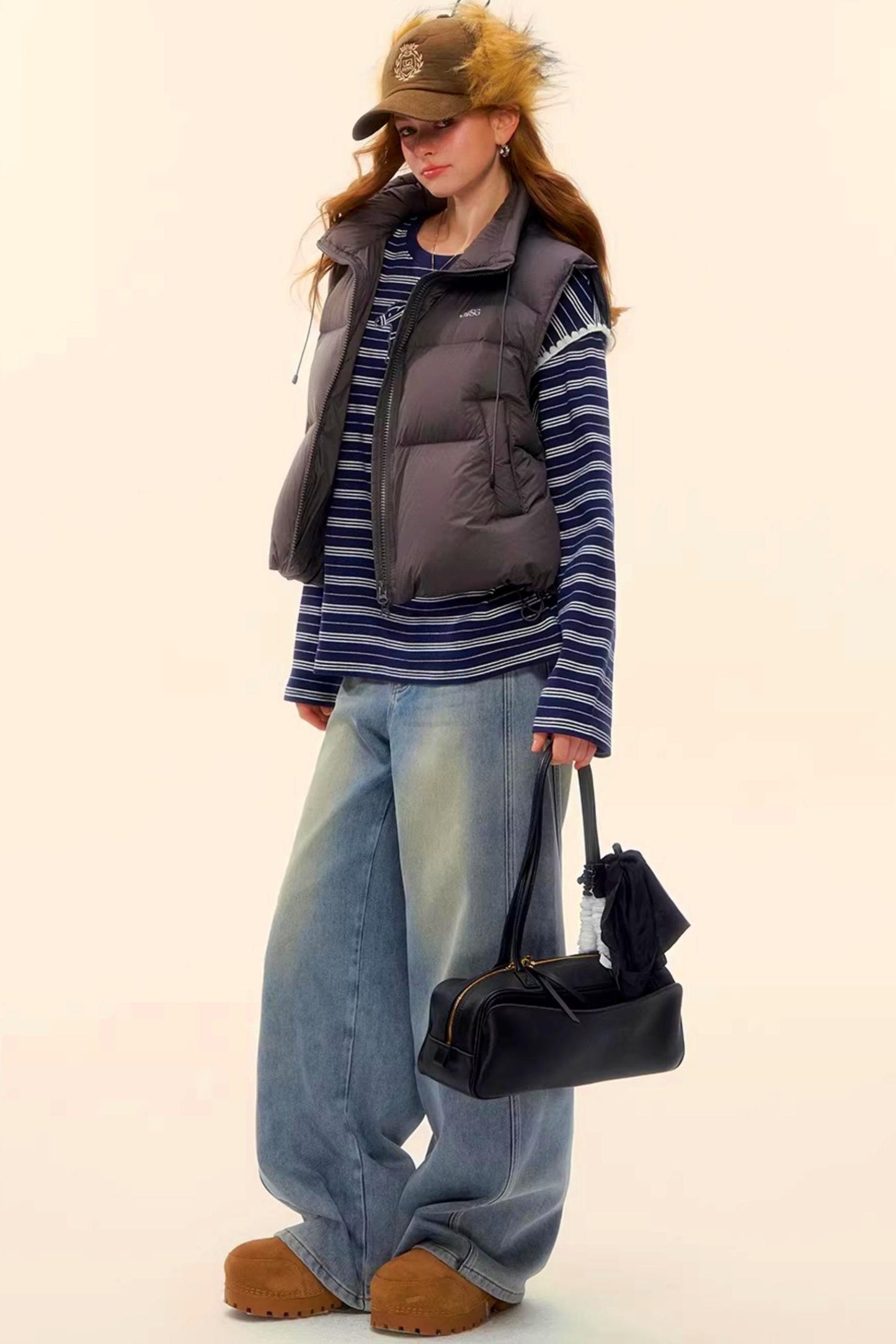 Striped Color-Block Pegasus Top