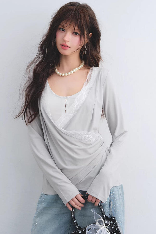 Tencel Lace Swing Top