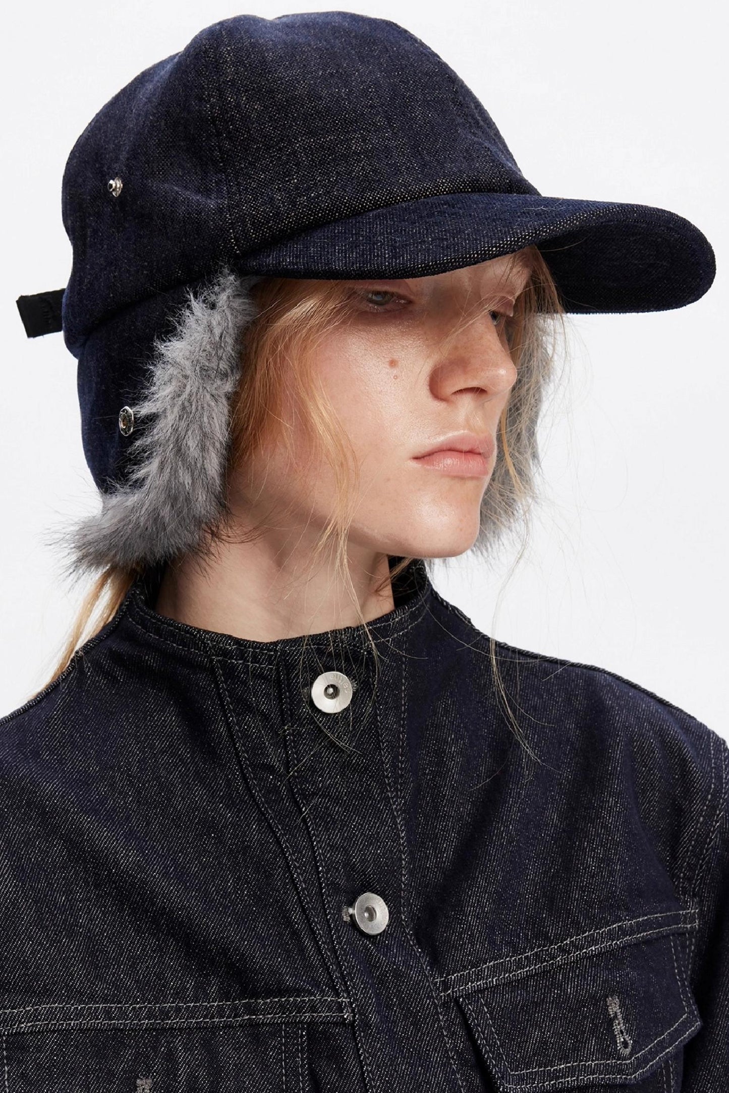 Furry Ear Protection Baseball Cap