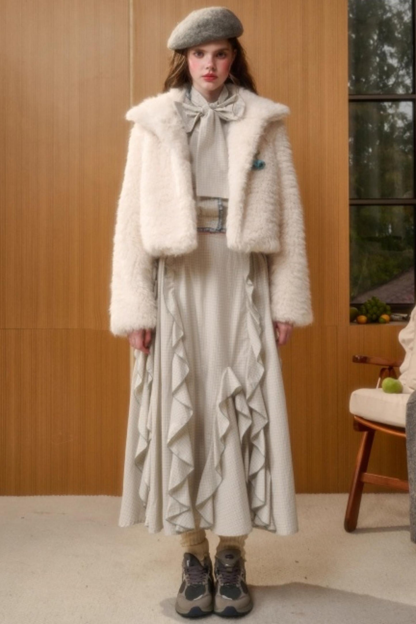 Organic Cotton Patchwork Blouse Set-Up