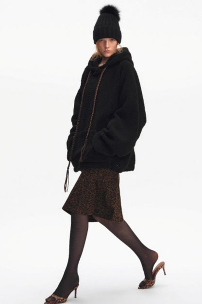 Korean Leopard Fishtail Skirt