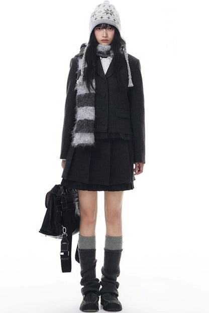 Mid-Leg Stacked Socks