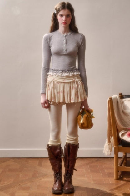 Fluffy Rabbit Lace Top