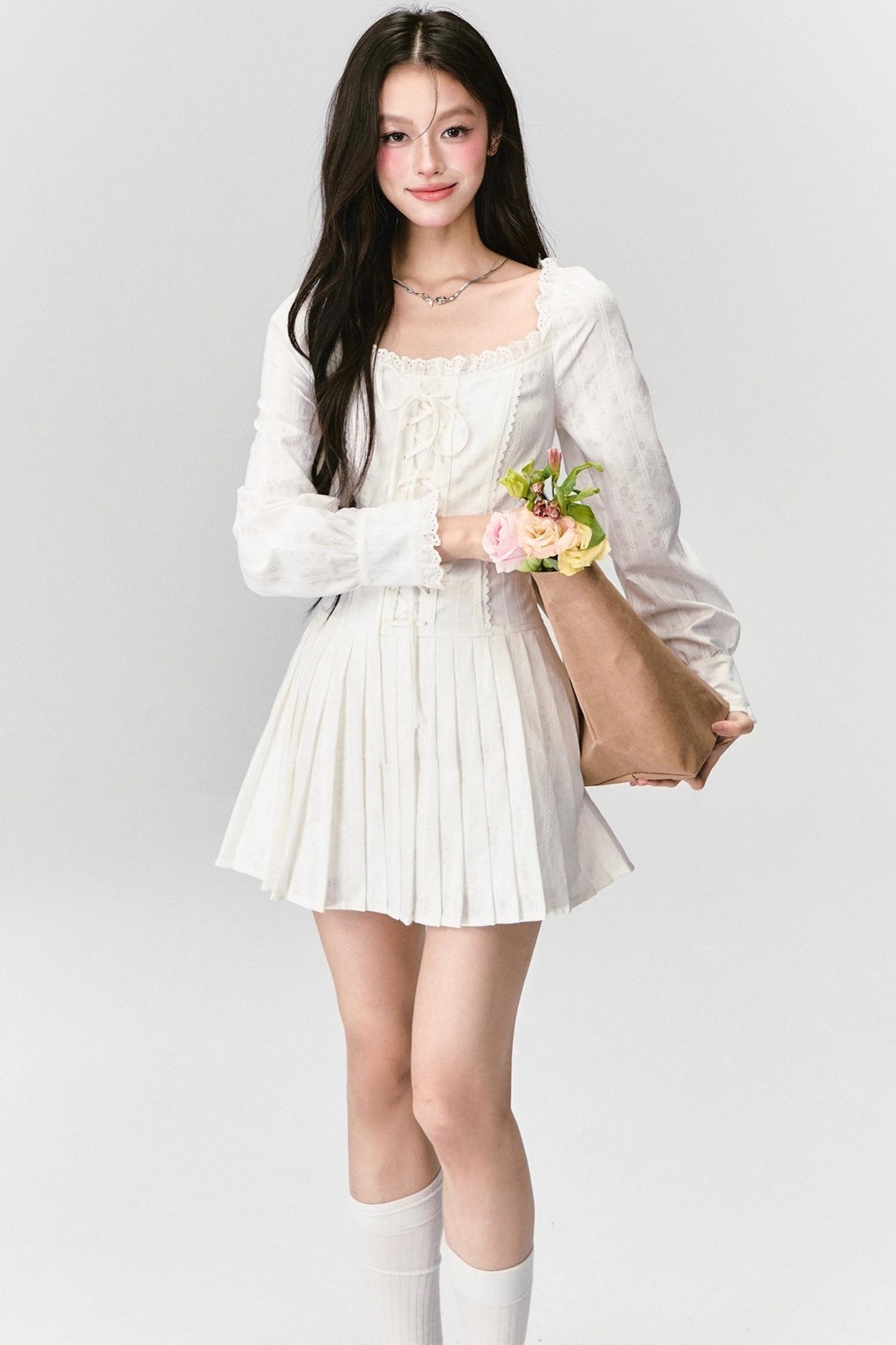 French Floral Princess Dress