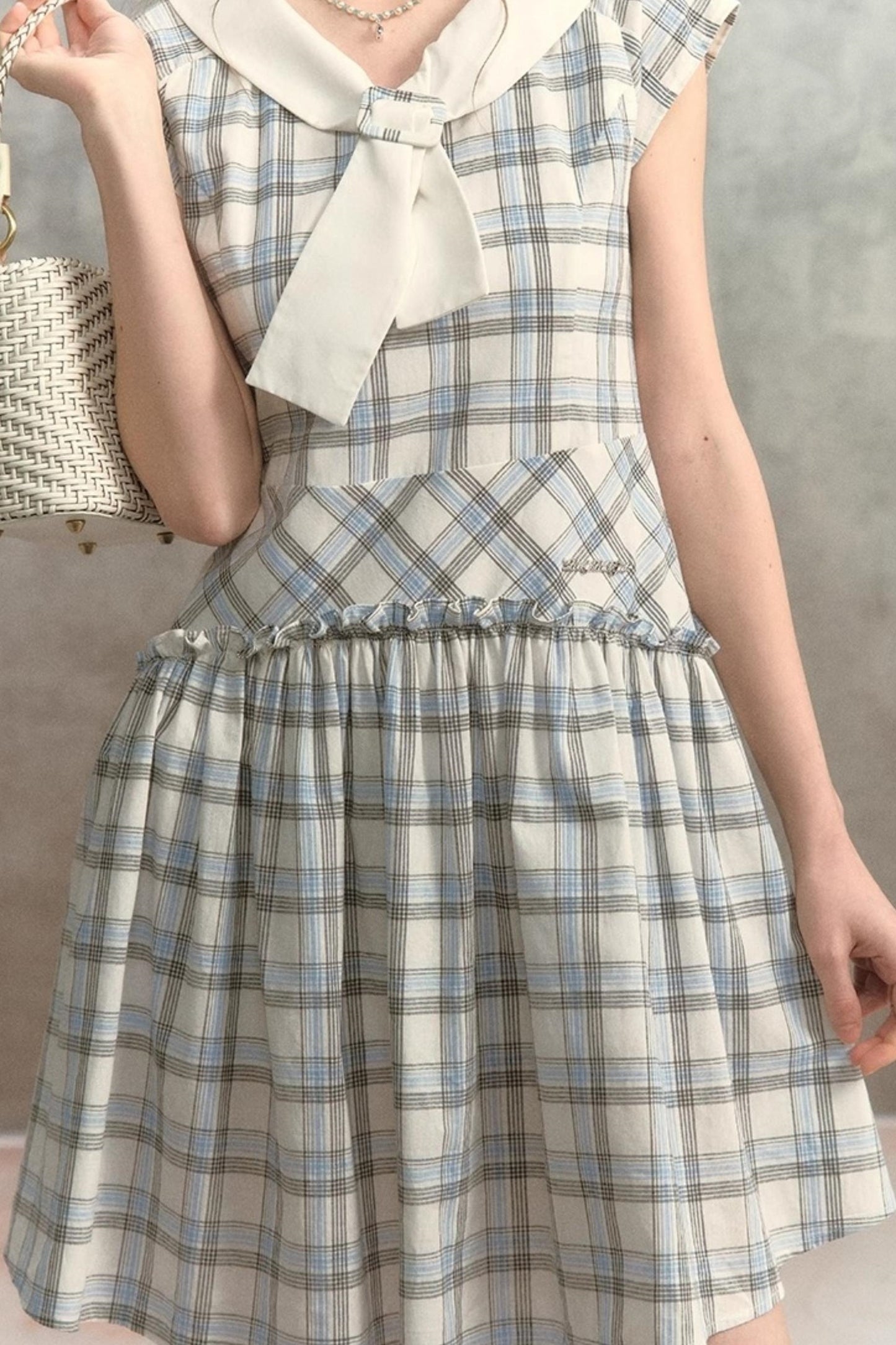 Chic V-Neck A-Line Dress