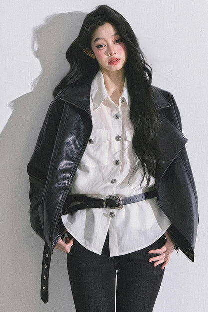 Autumn White Polo Shirt & Pants Set-Up