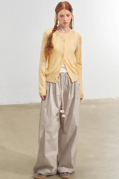 Fun Patch Embroidered Cardigan