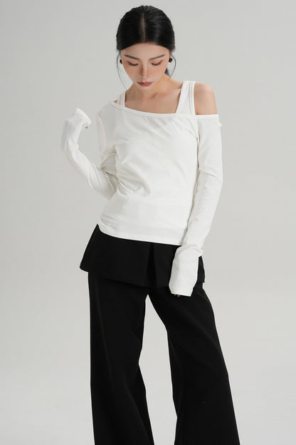 Long Sleeves Layered T-Shirt Set
