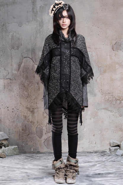 Retro Punk Cross Cloak