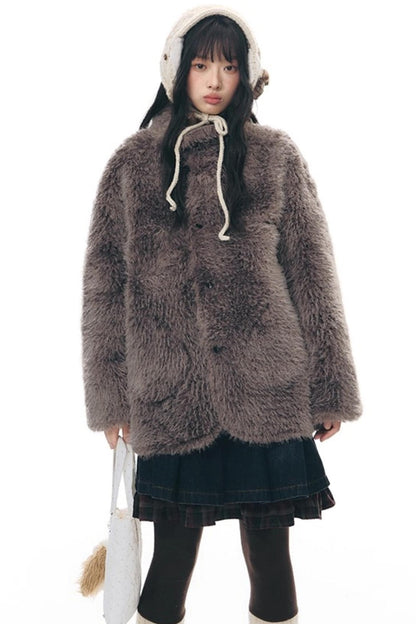 Patchwork Red Plaid Denim Skirt