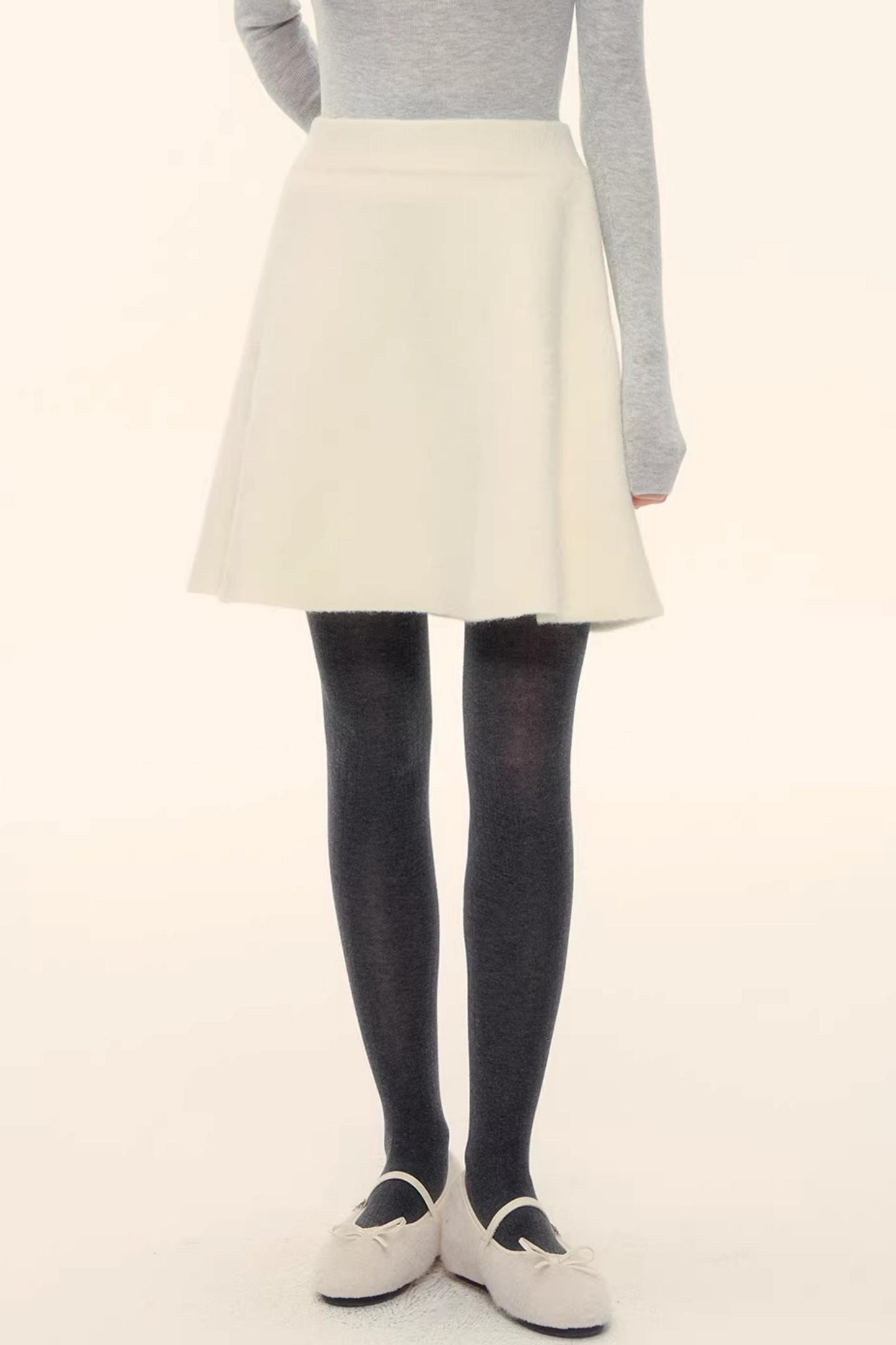 Wool Blend Lapel Fur Collar Coat Set-Up