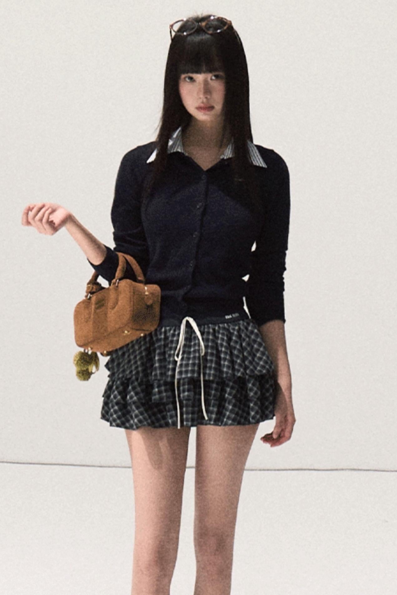 Slim Fit Wool Knit Top