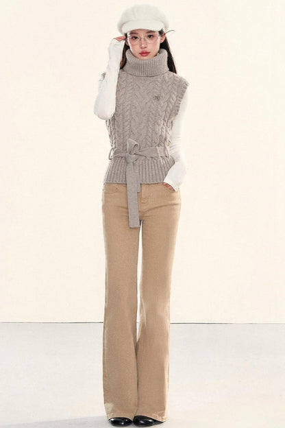 Vintage Cable Knit Vest