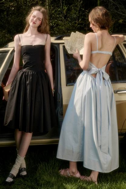 Babyblaues Baumwoll-Feenkleid