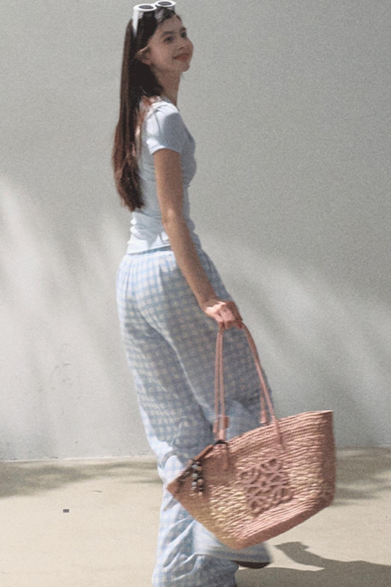 Wide-Leg Tencel Hemp Pants Set-Up