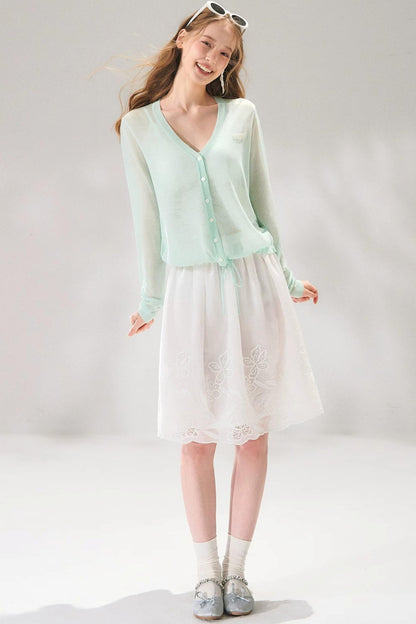 Ice Silk Sun Protection Cardigan Top