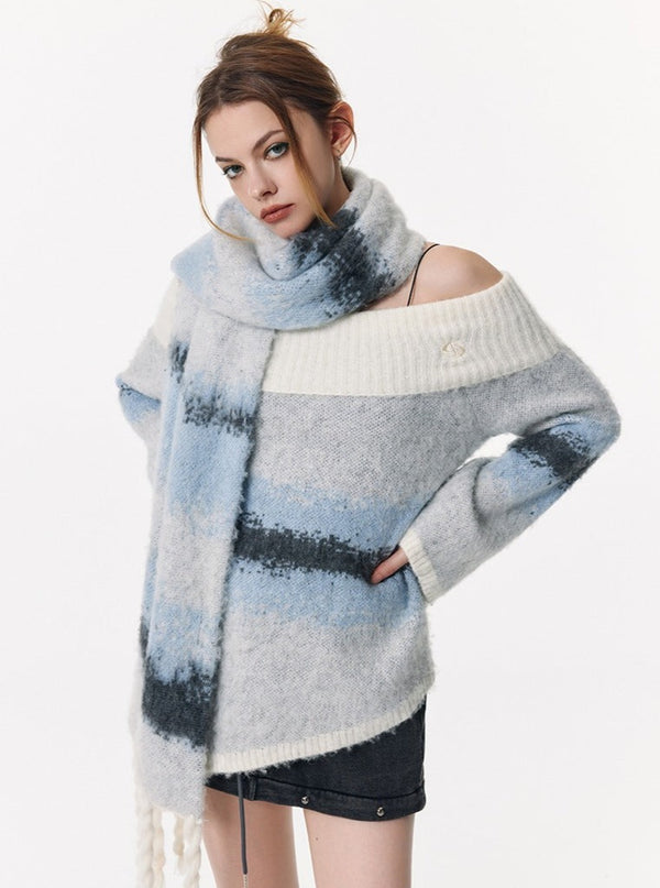 Luxury One-Shoulder Knit Tops