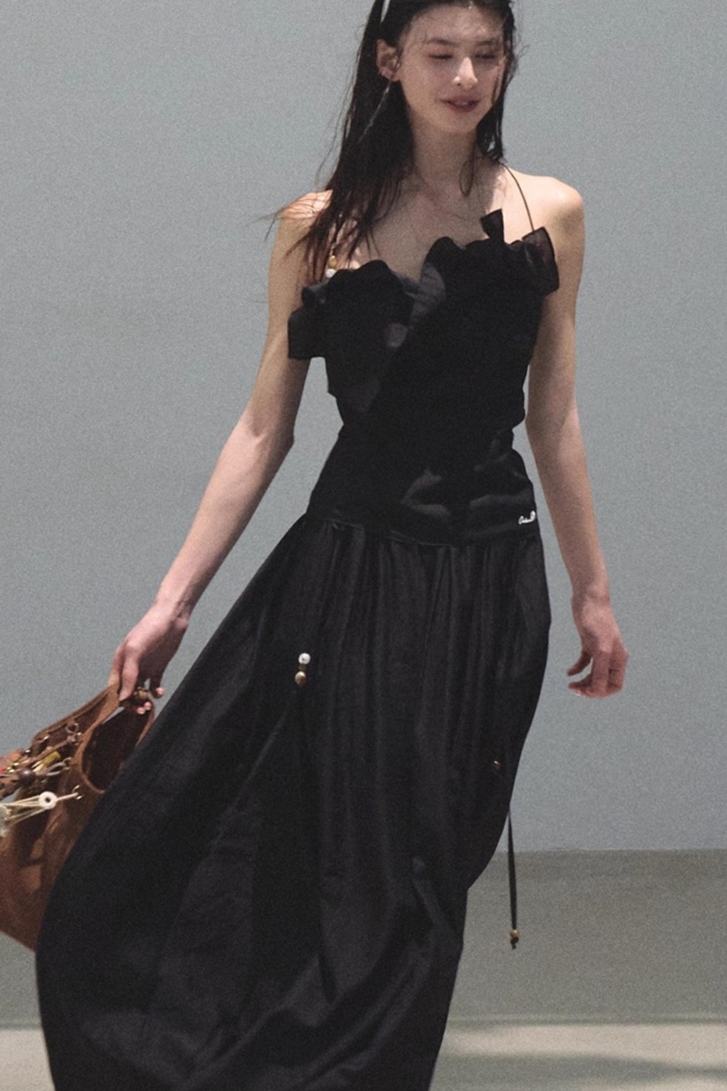 Summer Ruffled Camisole Skirt Set-Up