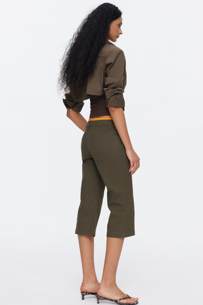 Oversized Contrasting Color Top Set-Up