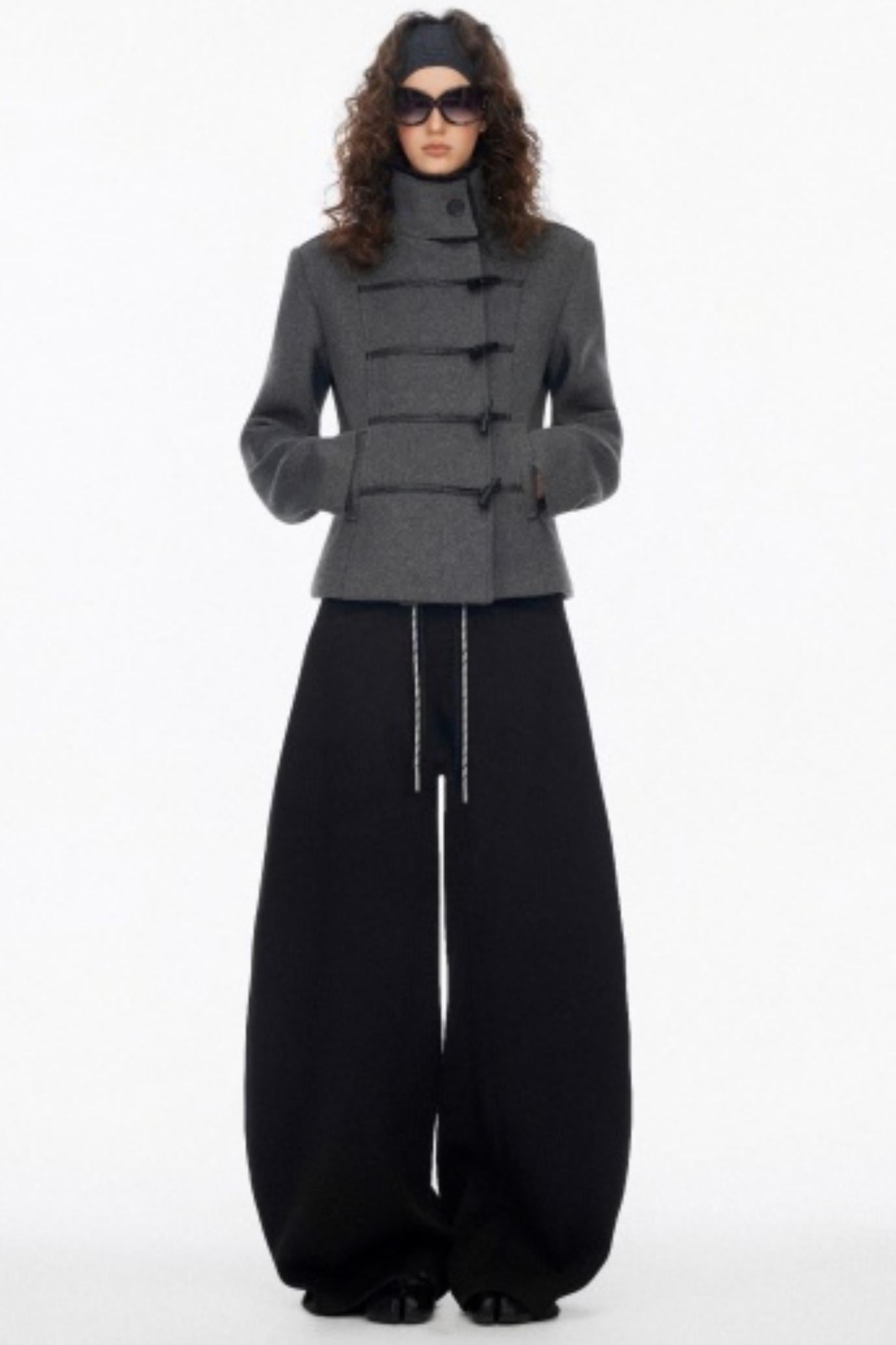 Classic Wide-Leg Fleece Sweatpants