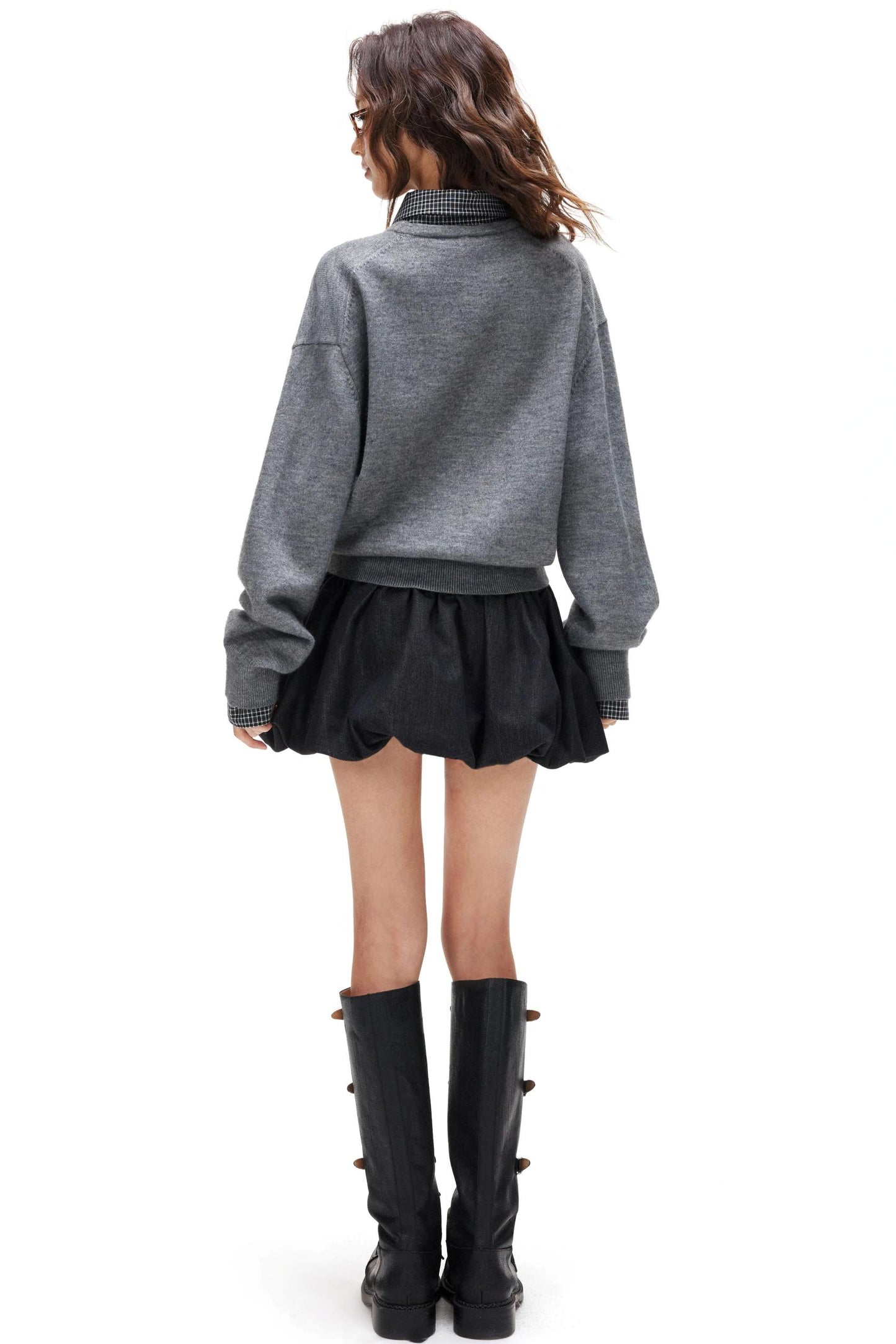 Floral Bud A-Line Skirt