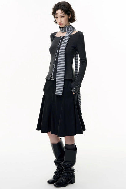 Black Slimming Skirt