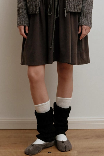 Gold Label Knitted Wool Blend Calf Sock Cover