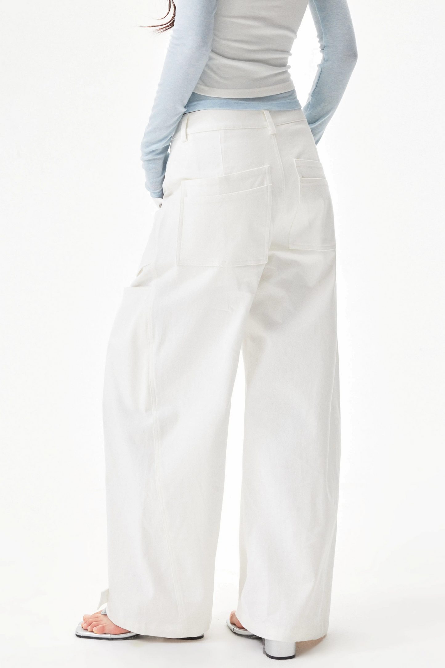 Star Rivet Deconstructed Pants