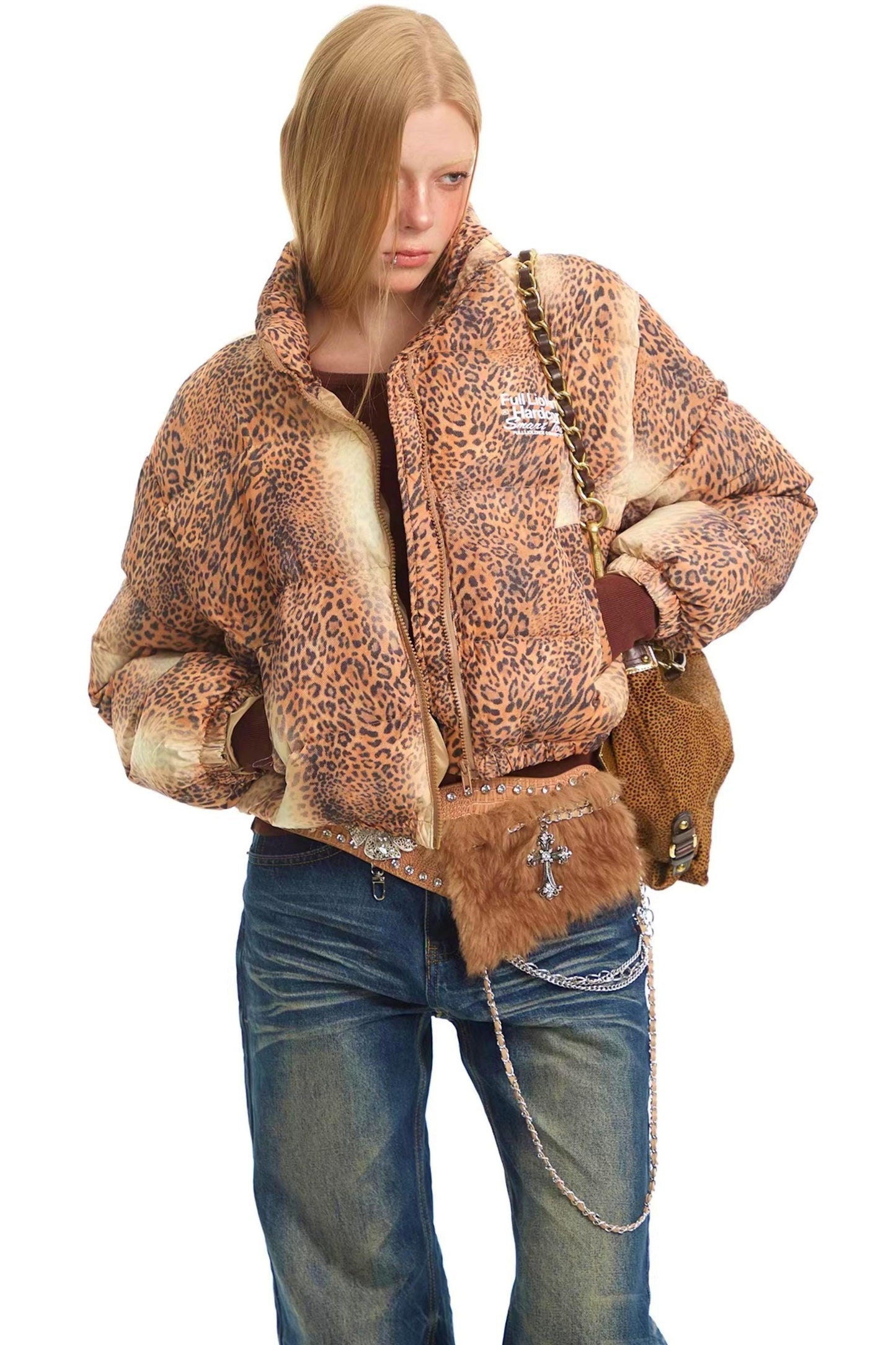 Retro Leopard Cotton Jacket