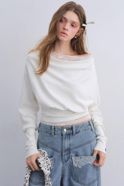 Love Asgony Off-Shoulder Top set-Up