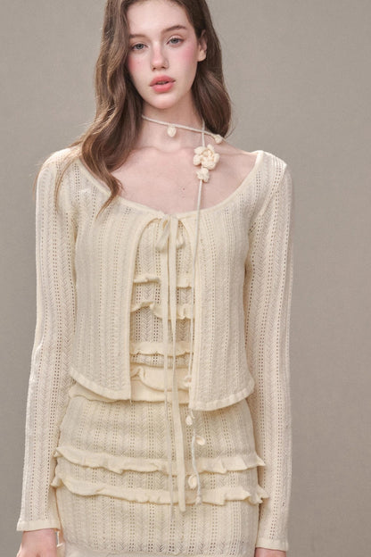 Sweet Lace Knit Set-Up