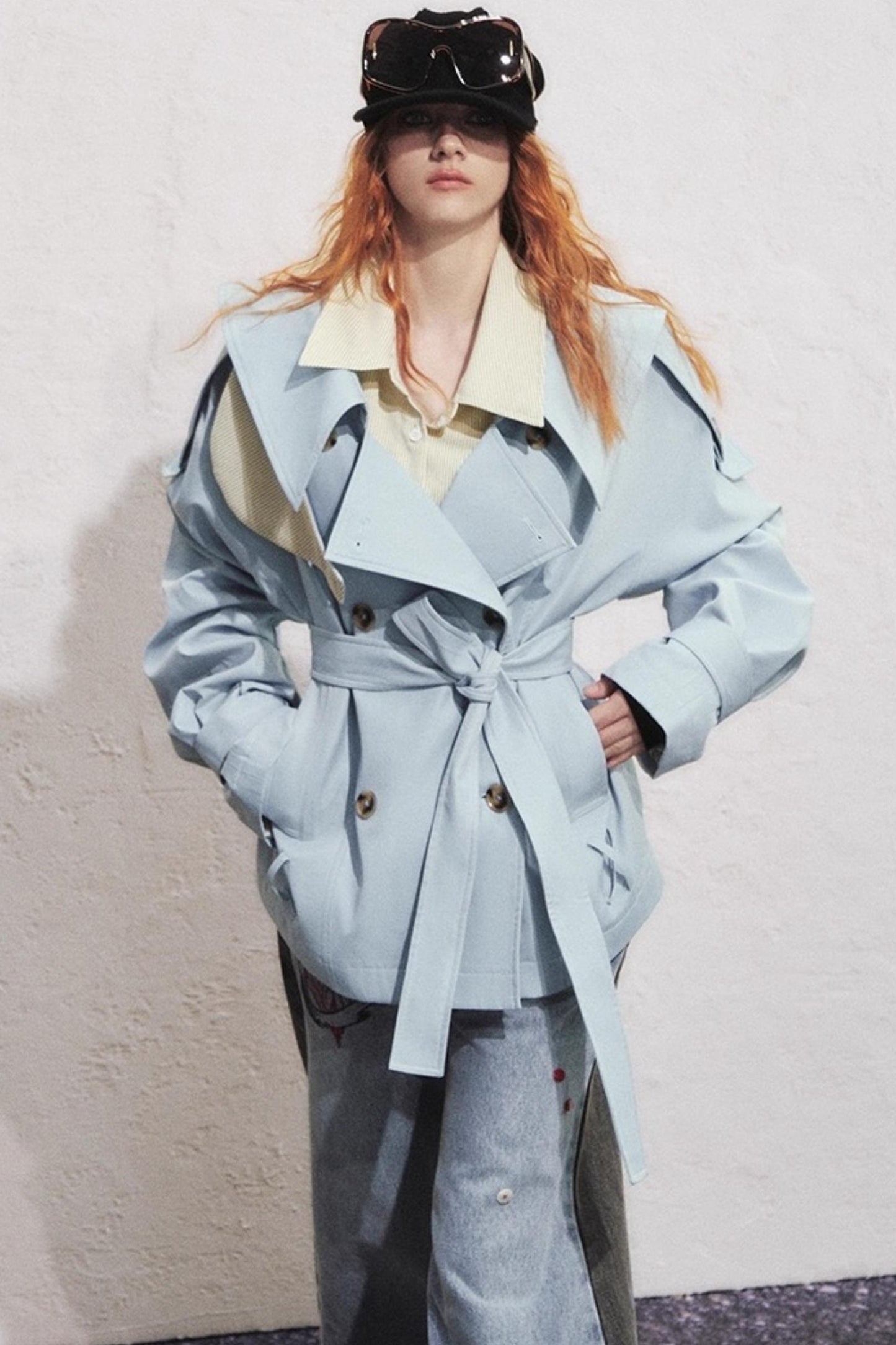 Classic Stand-Up Collar Trench Coat