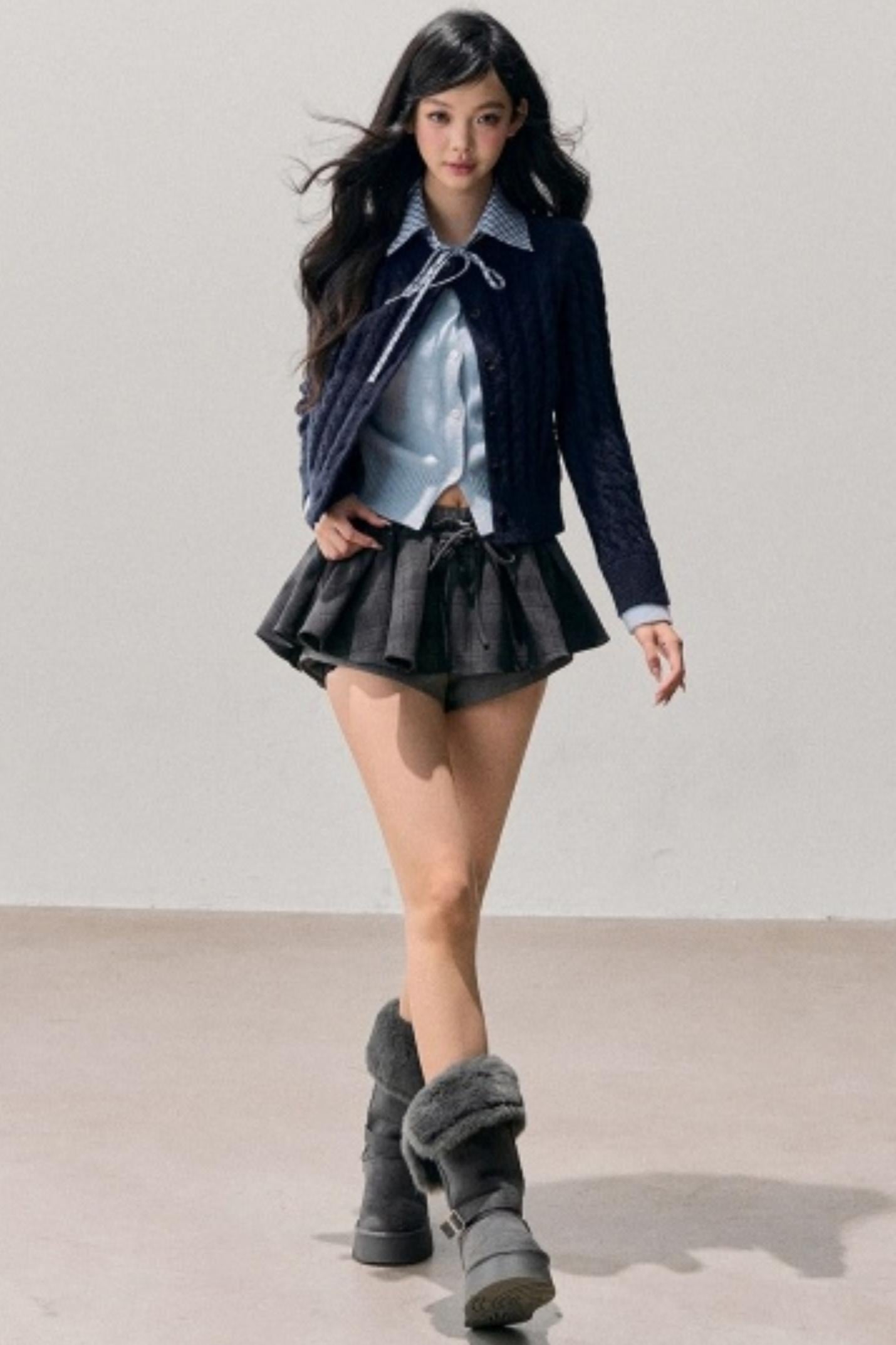 Plaid Annie Waltz Skirt