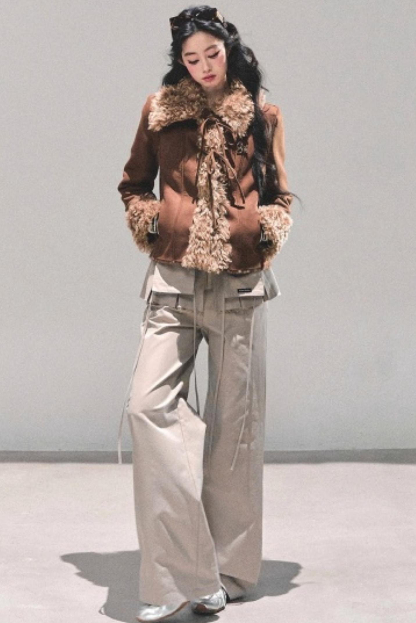 Bella Wide-Leg Workwear Pants