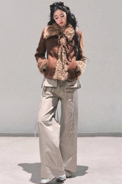 Bella Wide-Leg Workwear Pants