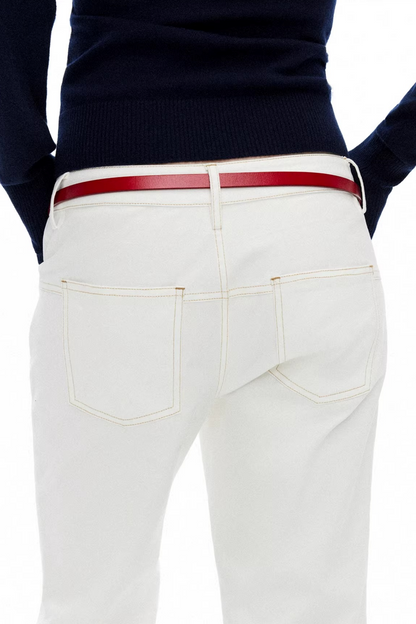 Vintage Exposed Seam Flared Jeans