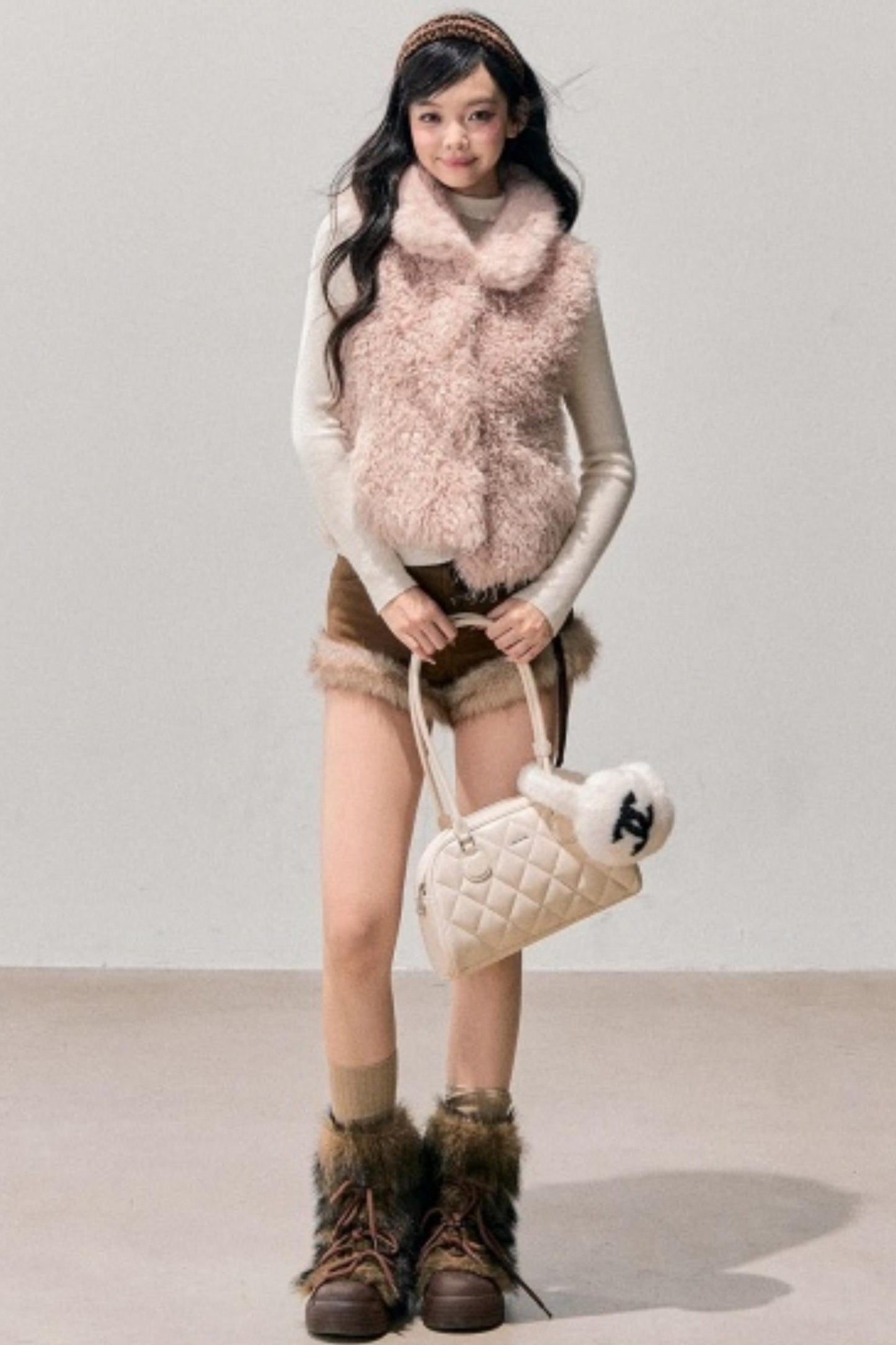 Reversible Faux Fur Vest