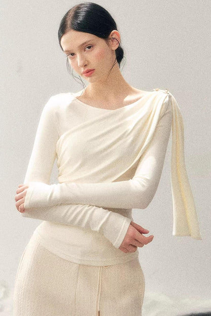 French Ribbon Design Blouse