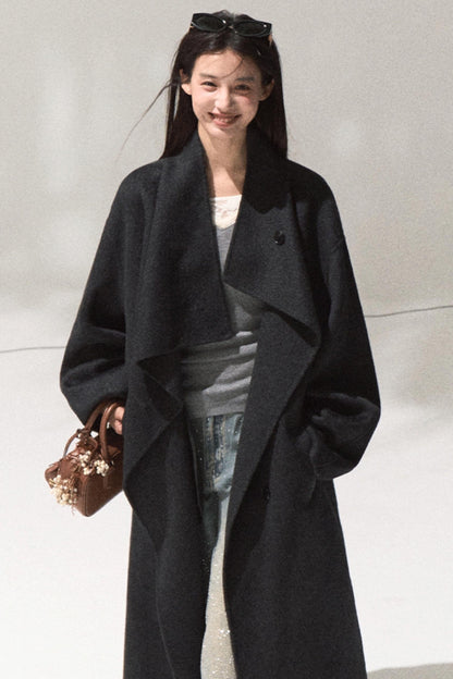 Skin Lace Wool Knit Sleeve Sweater Top