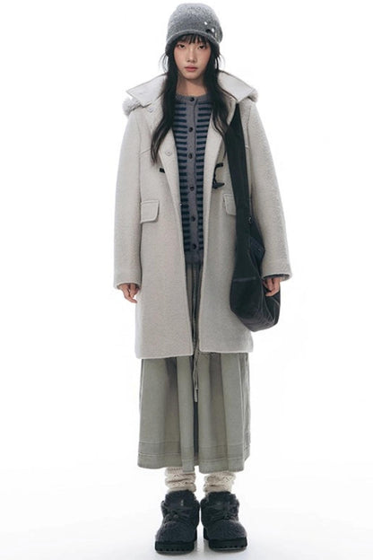 Elastic Cotton Dimensional Skirt