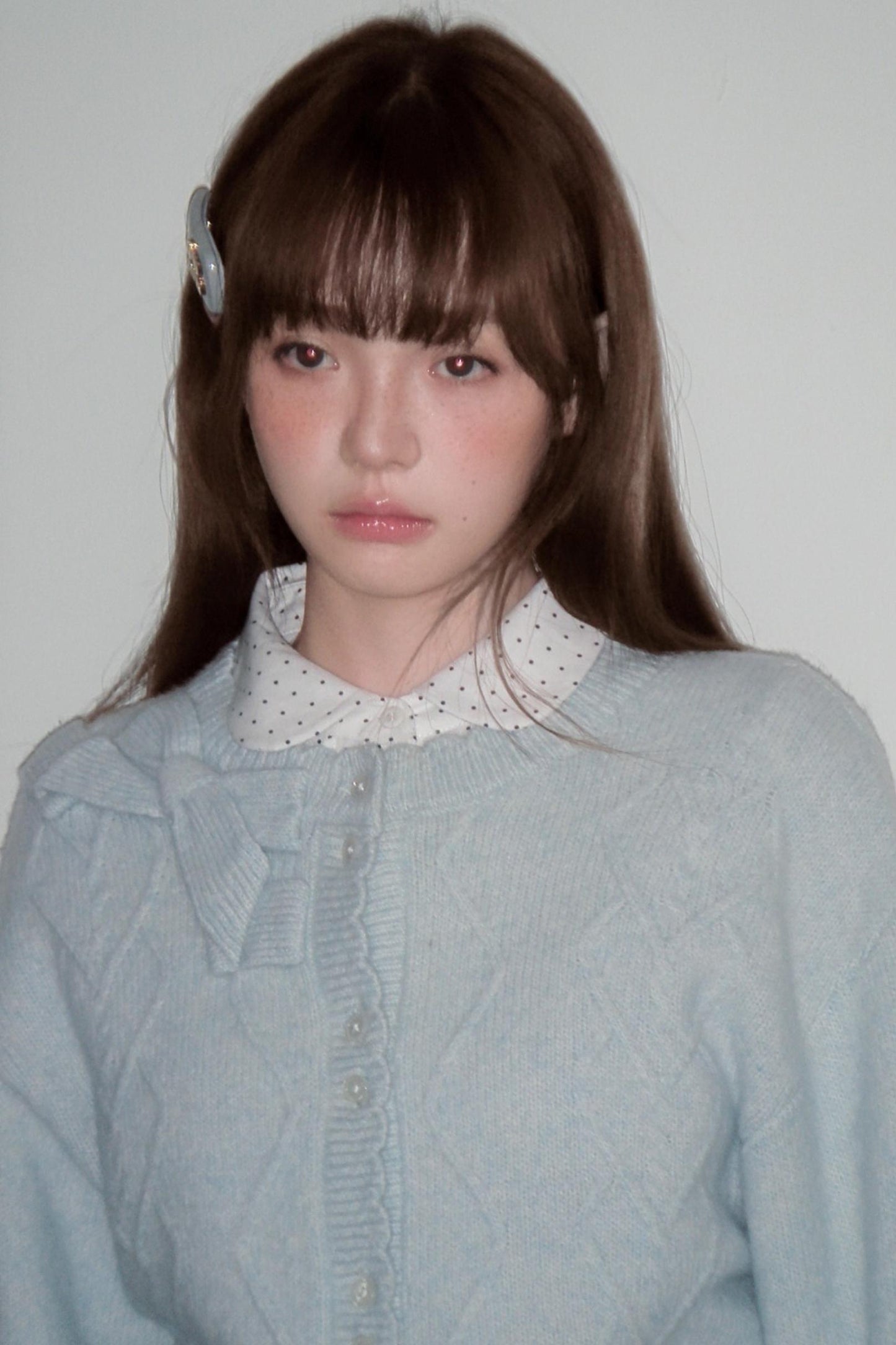 Moonlight Silhouette Sweet Wool Cardigan