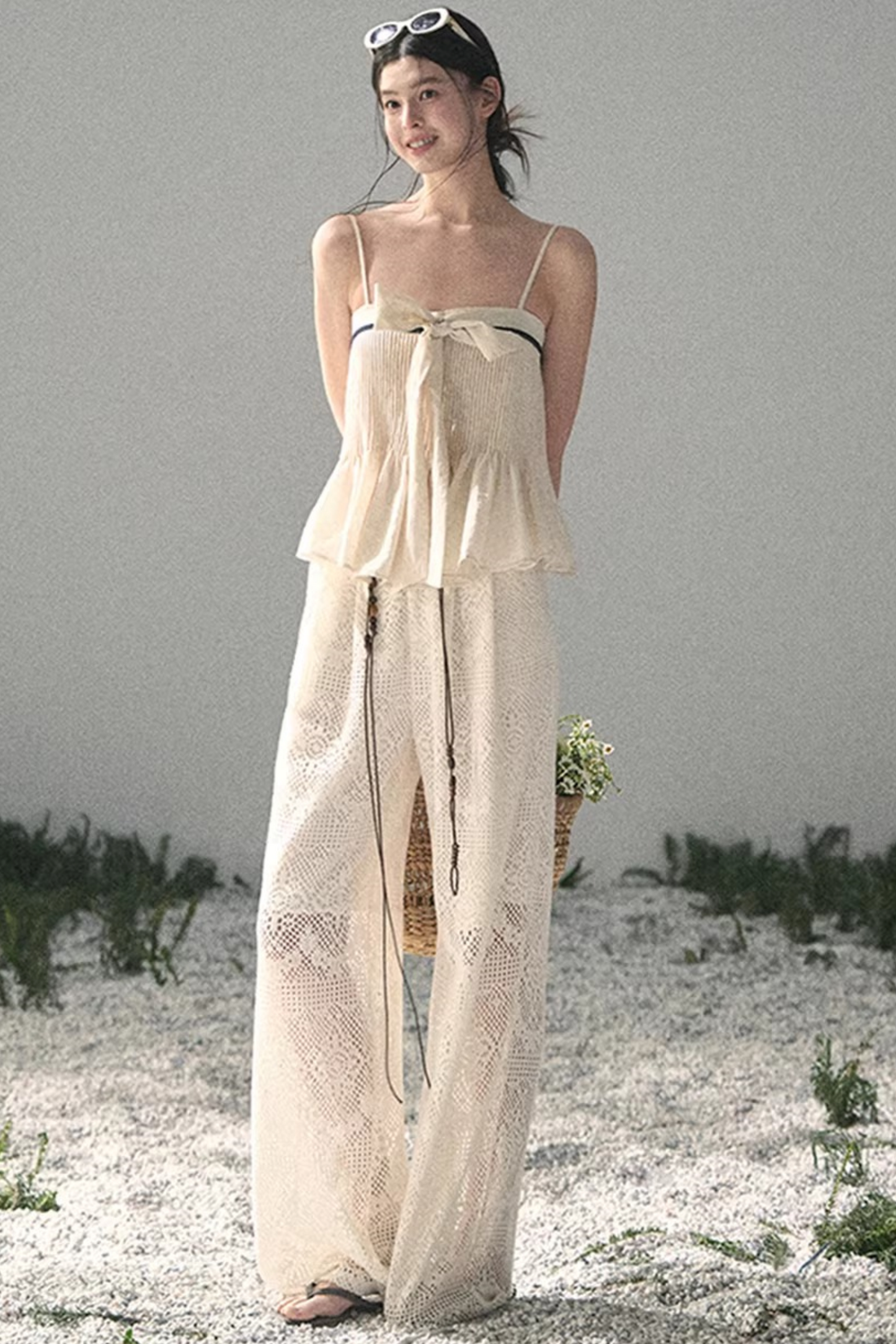 Wide-Leg Summer Pants