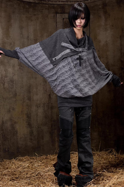 Stacked Collar Knit Top